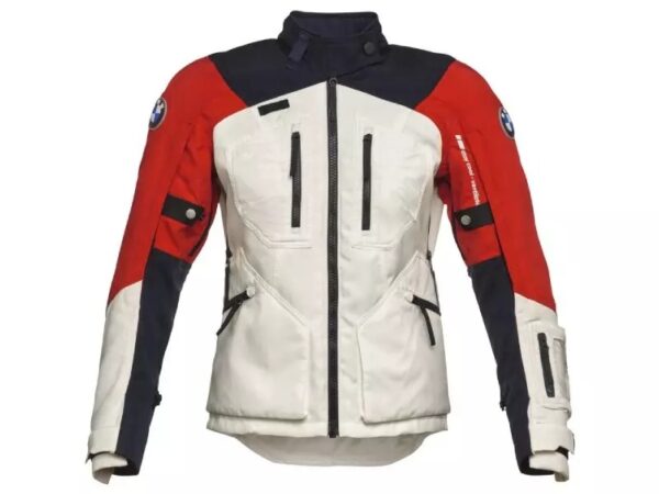 Jaqueta de Motociclista GS Rallye GTX Azul/Vermelha Feminina