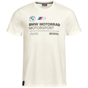 Camiseta BMW M Motorsport masculina 2026 — Branca