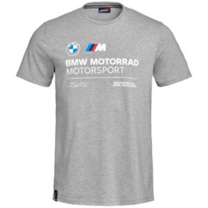 Camiseta BMW M Motorsport masculina 2026 — Cinza Mescla