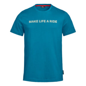 Camiseta BMW Make Life a Ride masculina 2026 — Azul
