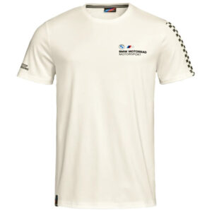 Camiseta BMW Motorsport masculina 2026 — Branca